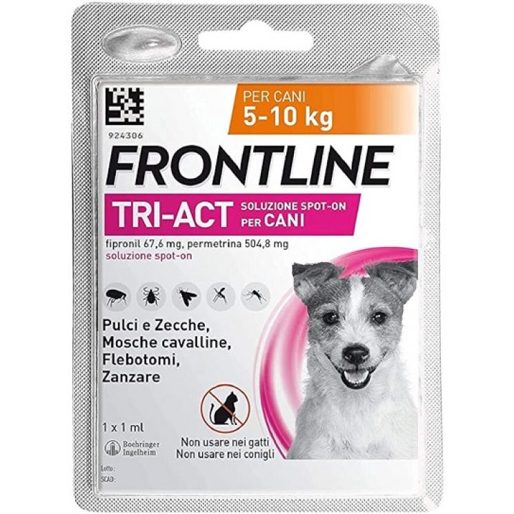 Frontline Tri-Act 1 Pipetta 5-10 Kg